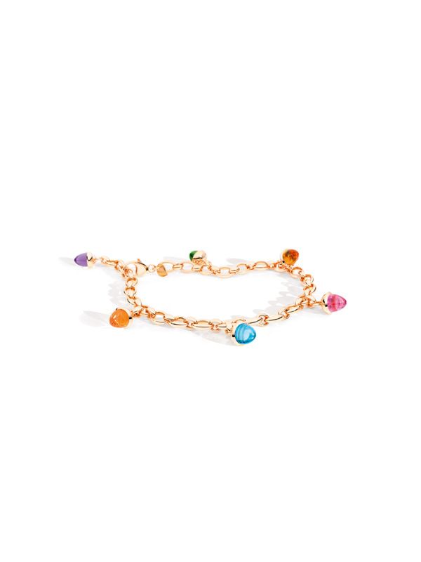 Tamara Comolli Mikado Bracelet rose gold with gems