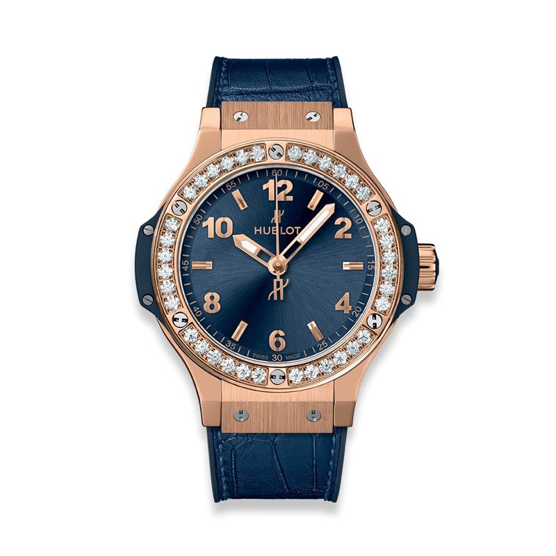 361.PX.7180.LR.1204 | Hublot Big Bang Gold Blue Diamonds - Hublot - Watches - Webshop
