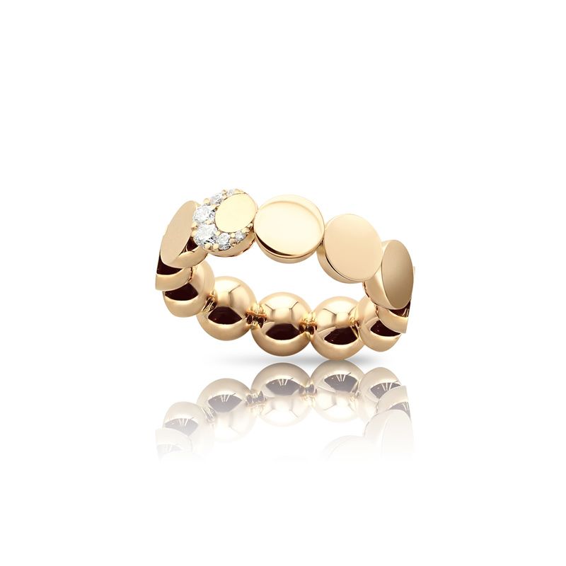 Pasquale Bruni Luce Ring rose gold with white diamonds - Webshop