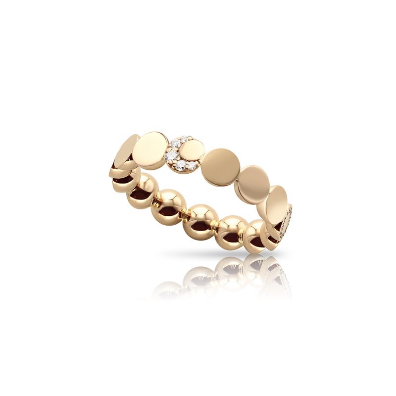 Pasquale Bruni Luce Ring rose gold with white diamonds - Webshop