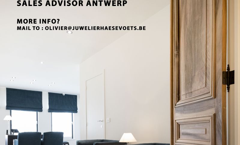 JOB OFFER - SALES ADVISOR ANTWERP - Blog