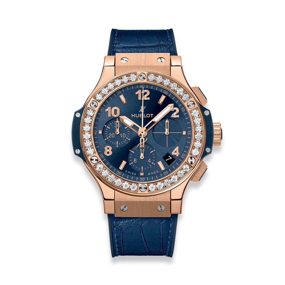 hublot blue and gold