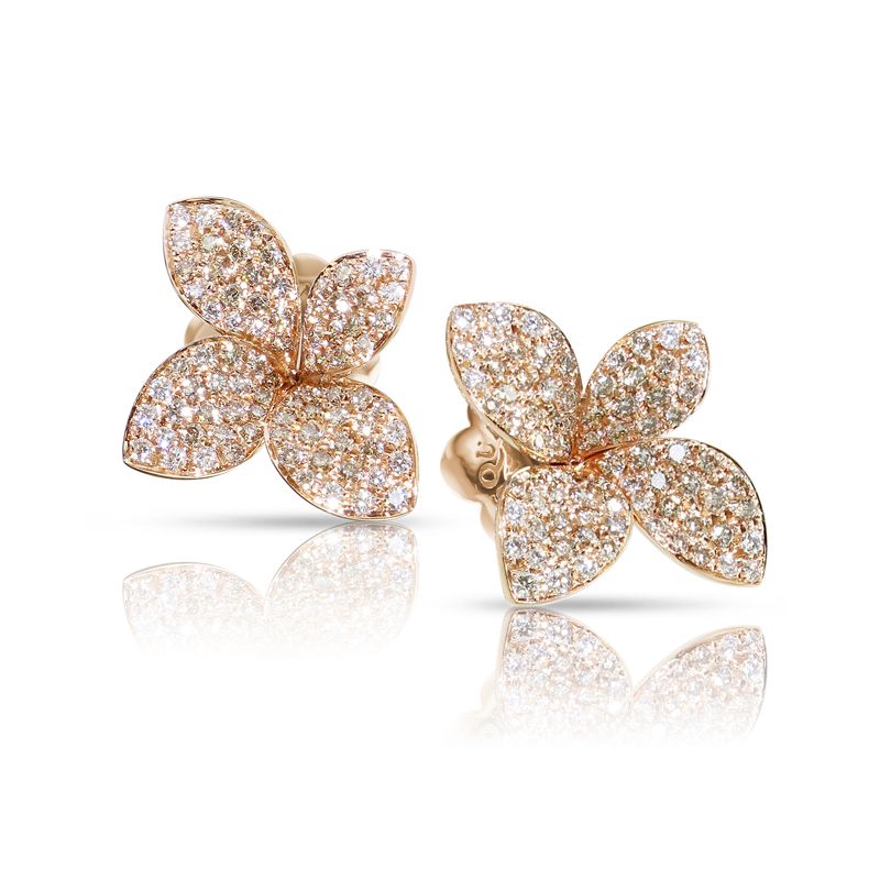 15371R | Pasquale Bruni Petit Garden earrings pink gold (small) - Webshop