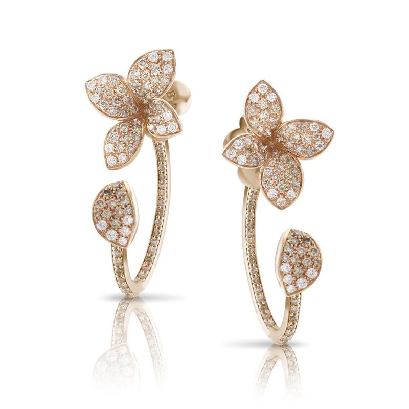 15371R | Pasquale Bruni Petit Garden earrings pink gold (small) - Webshop
