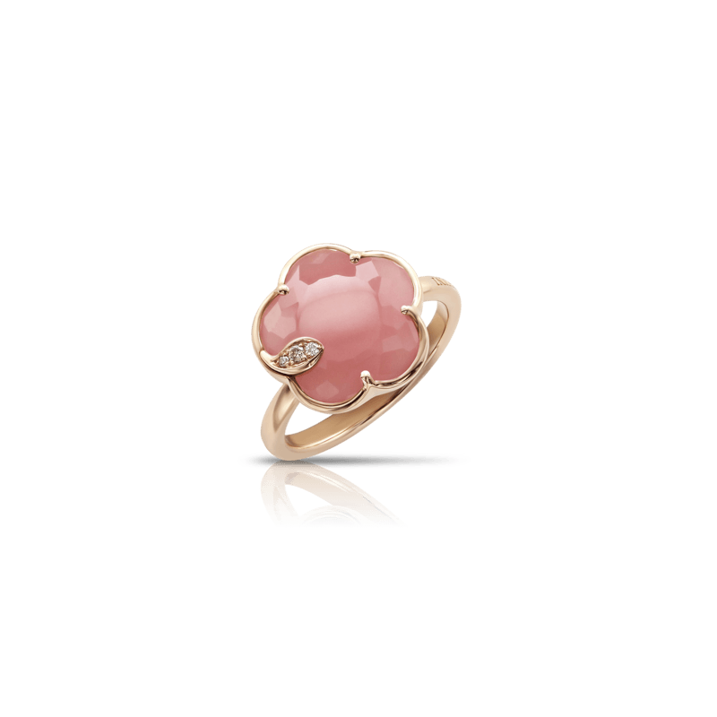 Pasquale Bruni Bon Ton Ton Jolì ring pink gold and pink chalcedony - Webshop