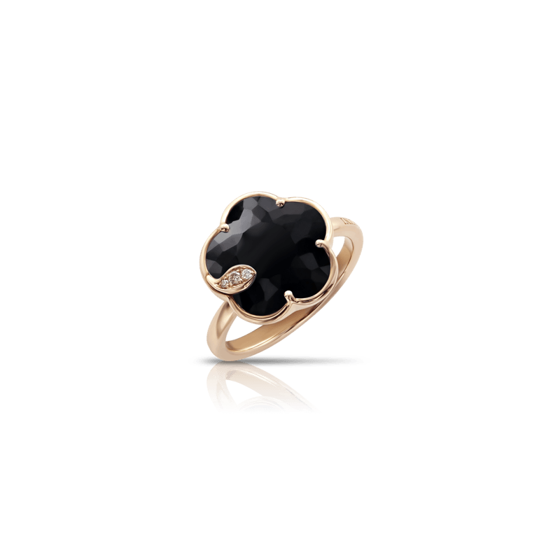 Pasquale Bruni Bon Ton Ton Jolì ring pink gold and onyx