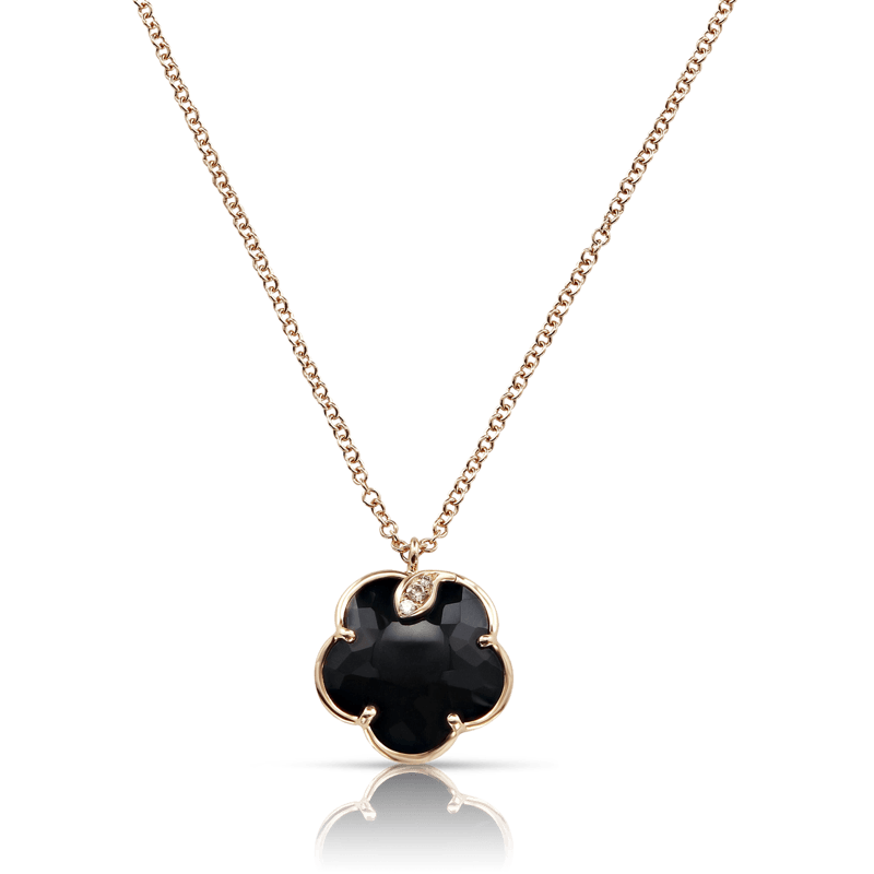 Pasquale Bruni Bon Ton Ton Jolì necklace pink gold and onyx - Webshop