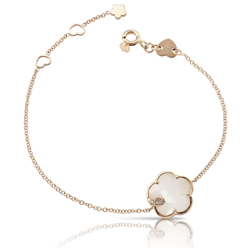 Pasquale Bruni Bon Ton Ton Jolì bracelet pink gold and white agate