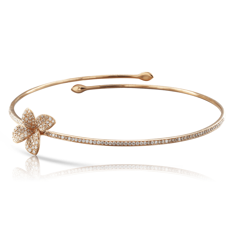 Pasquale Bruni Petit garden choker in rose gold 18kt with diamonds
