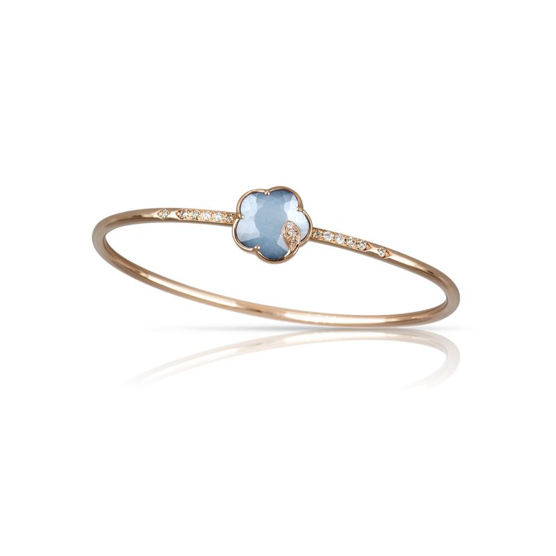 Pasquale Bruni Petit Joli Lunaire Bracelet in rose gold with Lunar Night Blue Gem - Webshop