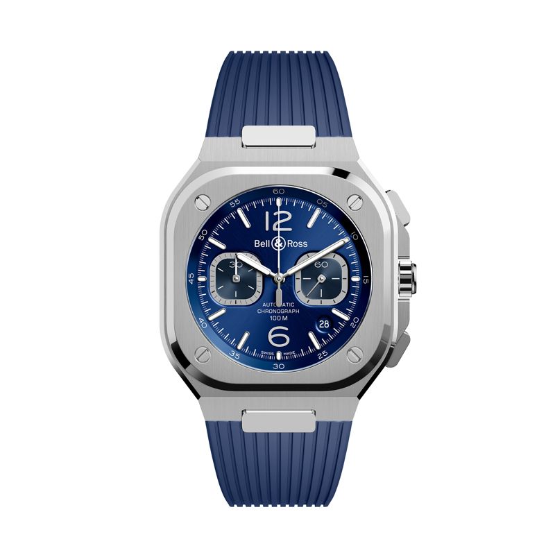 BR 05 Chrono Blue Steel - BR 05 - Bell & Ross | BR05C-BU-ST/SRB