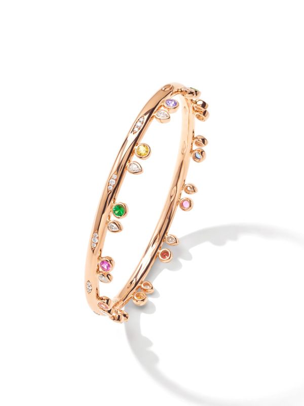 Tamara Comolli Gypsy Bracelet rose gold with diamonds and sapphires