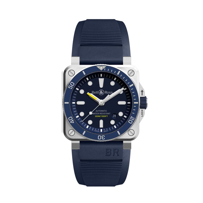 BR0392-D-BU-ST-SRB | Bell & Ross BR03-92 Diver Blue - Bell & Ross  - Webshop