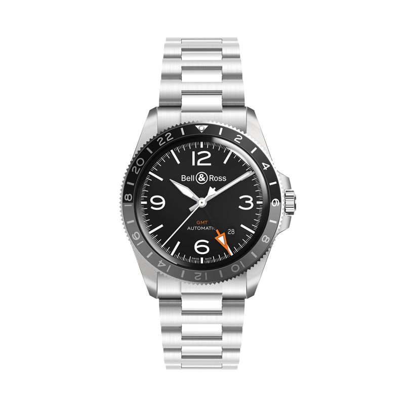 BRV293-BL-ST SST | Bell & Ross BR V2-93 GMT 24 - Bell & Ross  - Watches - Webshop