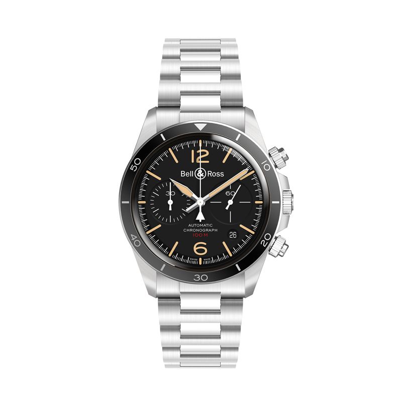 BRV294-HER-ST-SST | Bell&Ross BR V2-94 Steel Heritage - Webshop