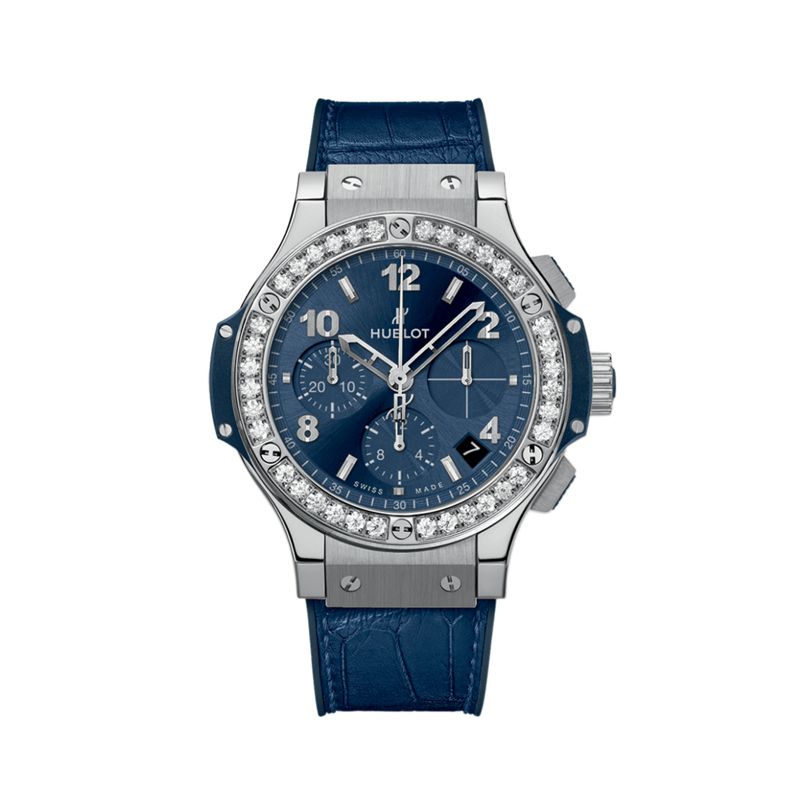 341.SX.7170.LR.1204 | Hublot Big Bang Steel Blue Diamonds - Hublot - Webshop
