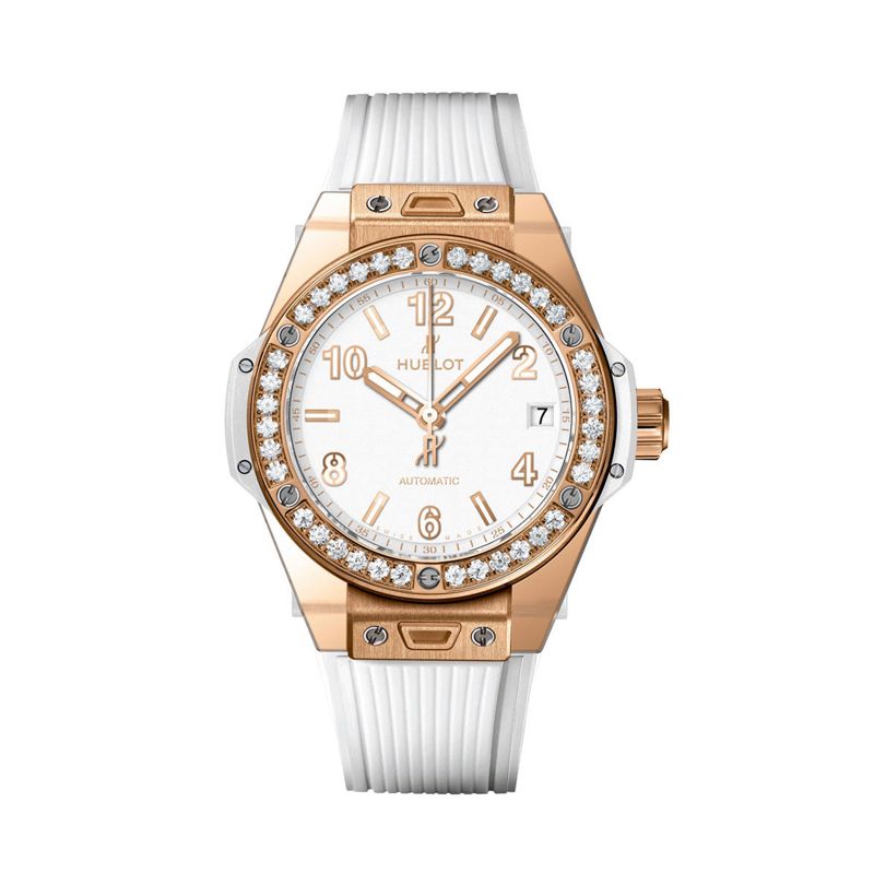 465.OE.2080.RW.1204 | Hublot Big Bang One Click King Gold White Diamonds - Webshop