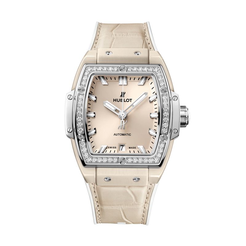 Hublot Spirit of Big Bang Beige Ceramic Titanium Diamonds - Webshop