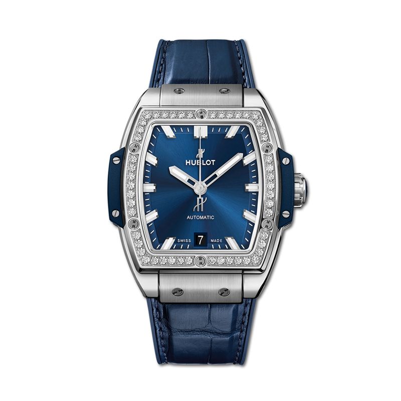 665.NX.7170.LR.1204 | Hublot Spirit of Big Bang Titanium Blue Diamonds - Webshop