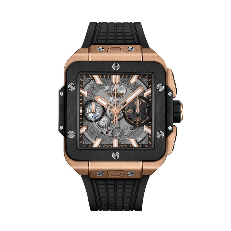 Hublot Square Bang Unico King Gold Ceramic | 821.OM.0180.RX