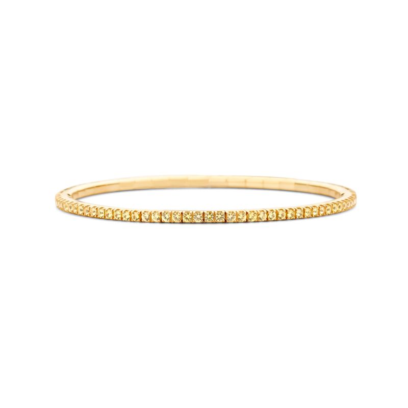 Tennis bracelet Yellow Gold Yellow Sapphire T2 - Webshop