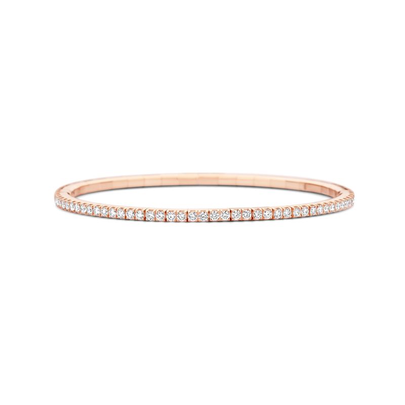 Tennis Bracelet Roségoud Witte Diamant T2 - Juwelen - Webshop