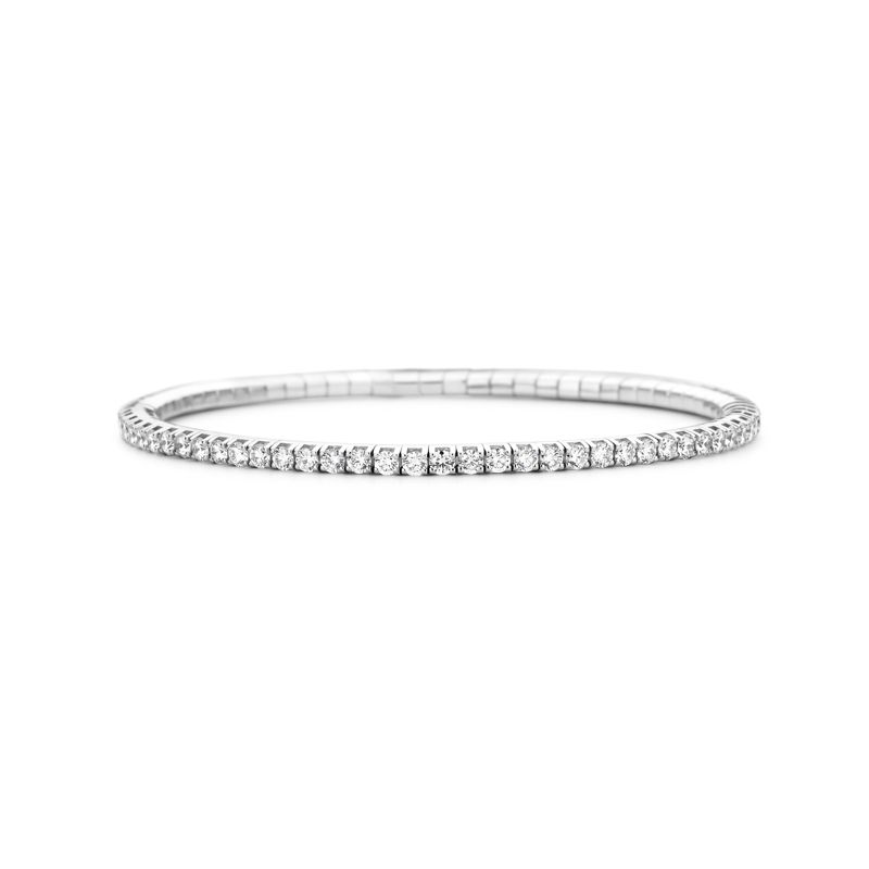 Tennis bracelet White Gold White Diamonds T3 - Jewelry - Webshop