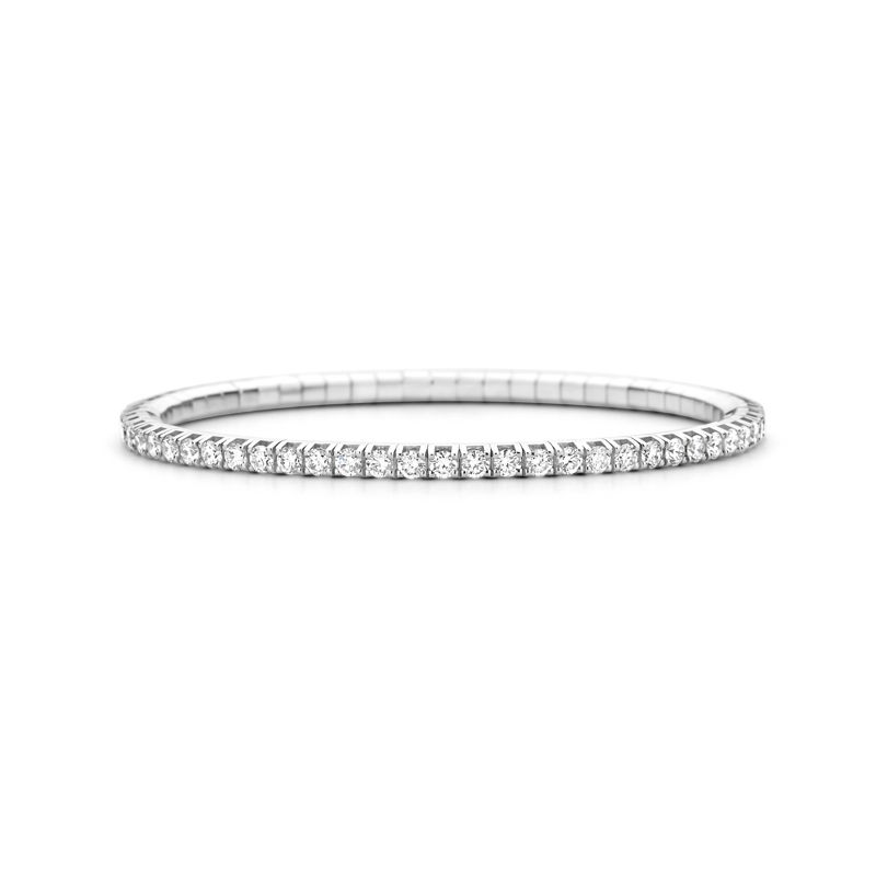 Tennis Bracelet Witgoud Witte Diamant T4 - Juwelen - Webshop