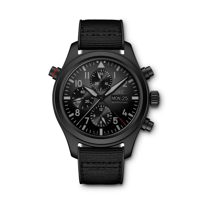 IW371815 | IWC Pilot's Watch Double Chronograph Top Gun Ceratanium- 