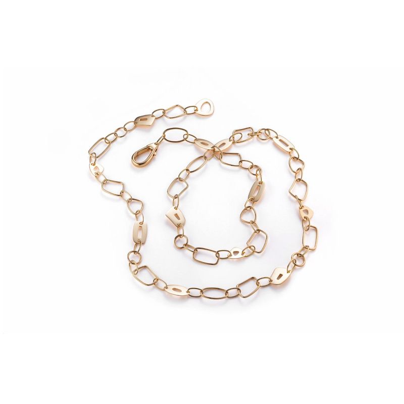 Navettes necklace rose gold 100 cm - Necklaces - Webshop