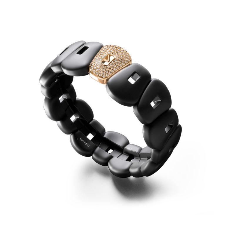 Mattioli Tibet Chips bracelet en or blanc - en ligne