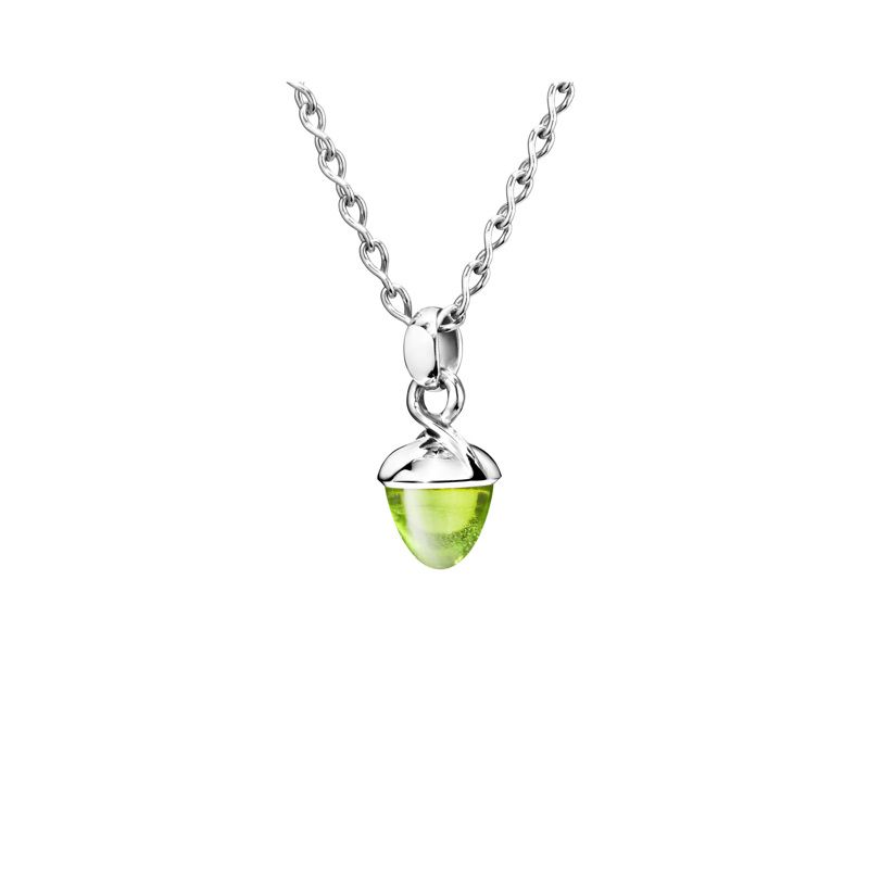 Tamara Comolli Mikado Bouquet Pendant White gold with Peridot