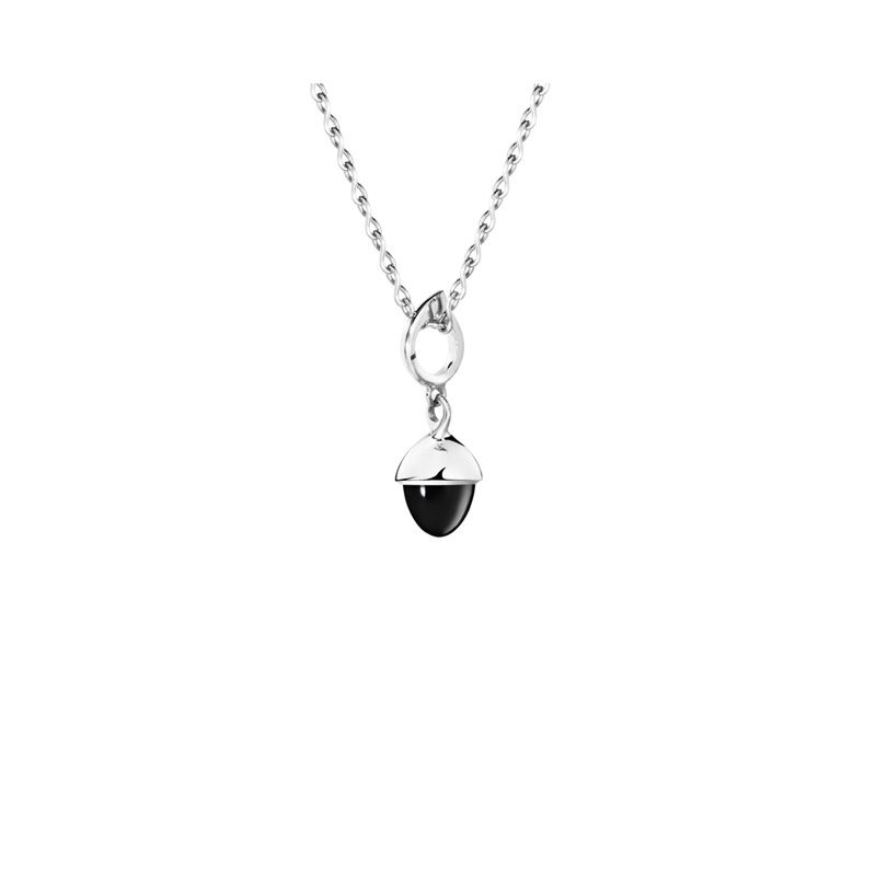 Tamara Comolli Mikado Flamenco Pendant White gold with Onyx