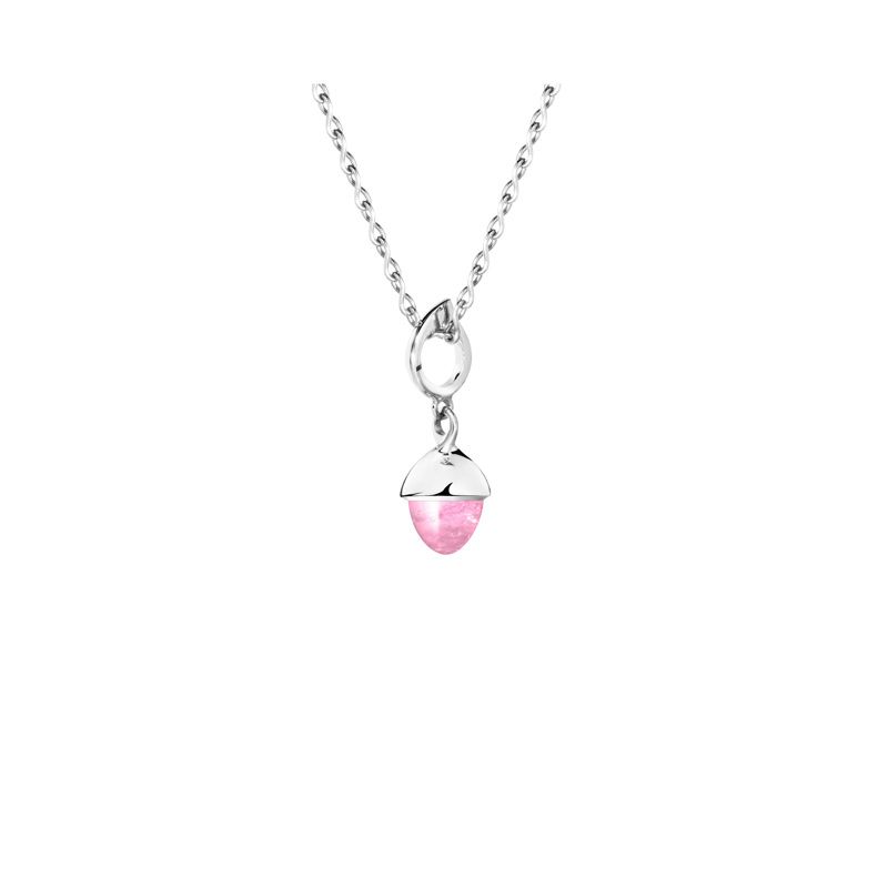 Tamara Comolli Mikado Flamenco Pendant White gold with Pink Tourmaline