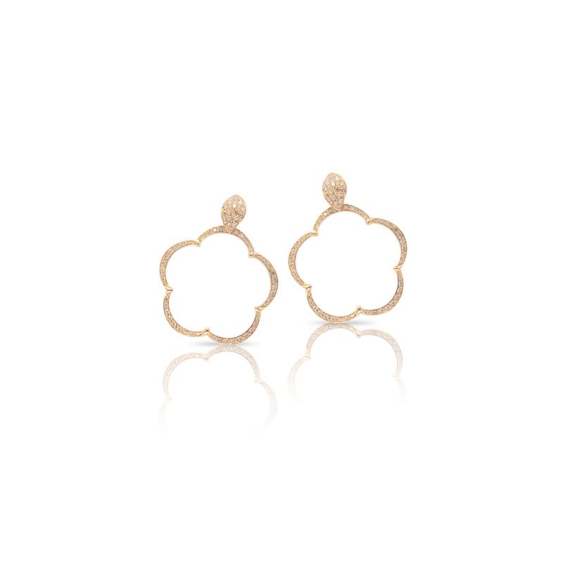15641R | Pasquale Bruni Ton Joli earrings pink gold 24mm - Webshop