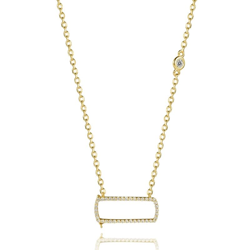 RF Jewels Iconic Motion Diamond Pendant 3T Or Jaune