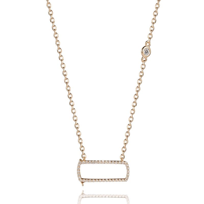 RF Jewels Iconic Motion Diamond Pendant 3T Or Rose