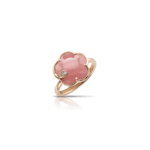 Pasquale Bruni Bon Ton Ton Jolì ring pink gold and pink chalcedony