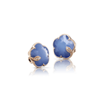 Pasquale Bruni Bon Ton Ton Jolì earrings pink gold and white agate and lapis lazuli doublet