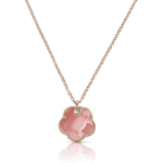 Pasquale Bruni Bon Ton Ton Jolì necklace pink gold and pink chalcedony