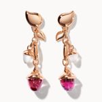 Tamara Comolli Mikado Earrings rose gold with gems