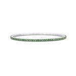 Tennis bracelet White Gold Tsavorite T2