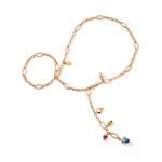 Tamara Comolli Mikado Necklace rose gold with diamonds and gems