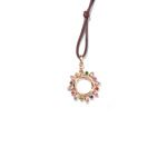 Tamara Comolli Gypsy Pendant Rose gold with diamonds and sapphires