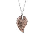 Tamara Comolli India pendant white gold with smoky quarts