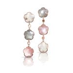 Pasquale Bruni Ton Joli Bouquet Lunaire Earrings rose gold with moon gems