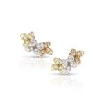Pasquale Bruni Ama Earrings tricolor with white diamonds