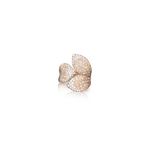 Pasquale Bruni Giardini Segreti ring in rose gold with white and champagne diamonds Medium