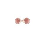 Pasquale Bruni Bon Ton earrings pink gold and deep pink chalcedony 11mm
