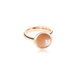 Tamara Comolli Bouton ring large rose gold with moonstone